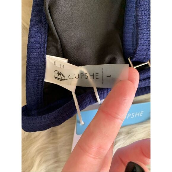 Cupshe Floral Bikini Top NWT L - Picture 3 of 6